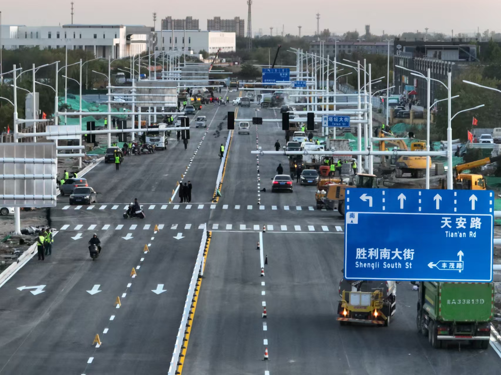 塔壇大街（倉豐路－嘉華路）道路工程將于11月5日實現(xiàn)通車